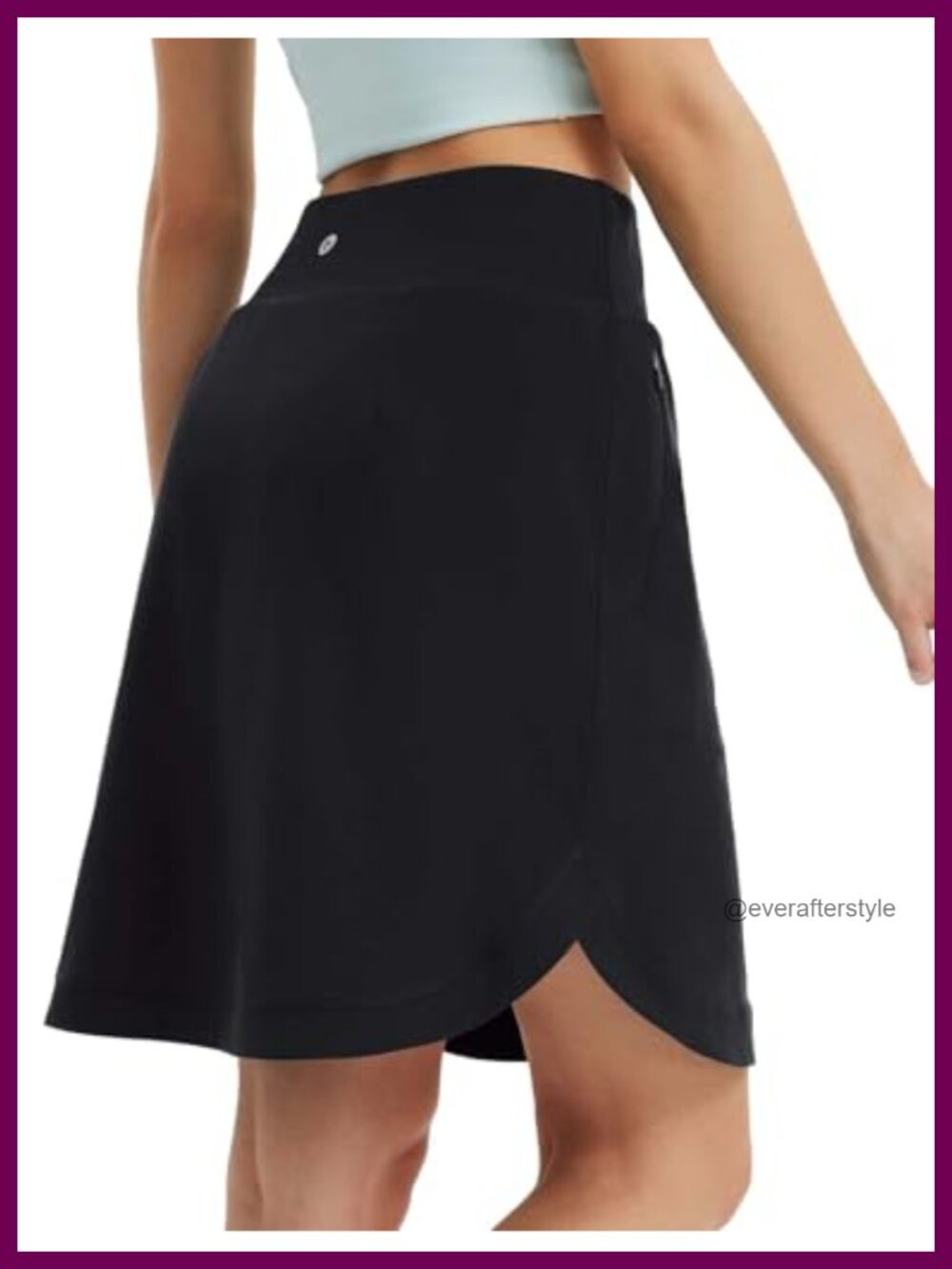 Baleaf Women's 20" Knee Length Golf Skort Athletic Tennis Skirt Built-in Shorts